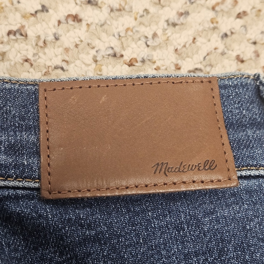 NWT Madewell Jeans Women 37 Blue 10" High Rise Skinny Stretch - Picture 7 of 9